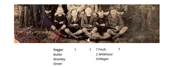 Sherfield School 1945 Front Row